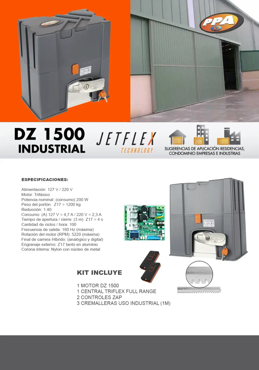 DZ 1500 INDUSTRIAL JETFLEX - Imagen 2