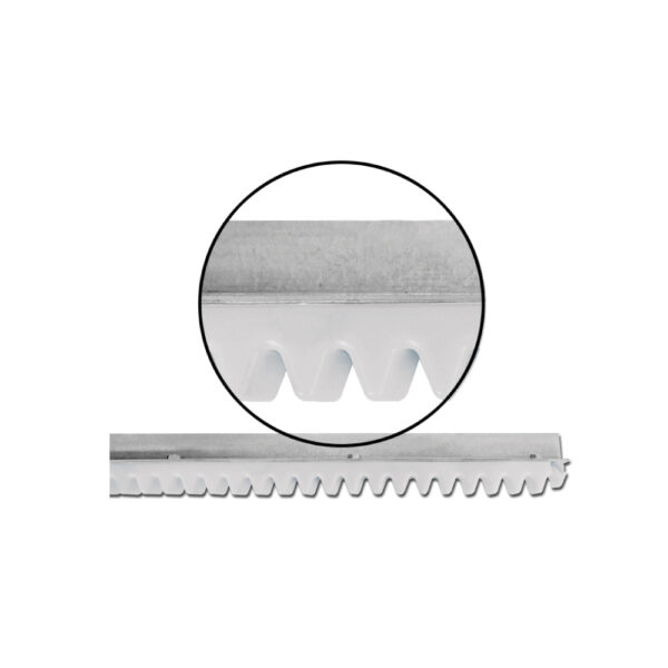 Cremallera Para Equipos Corredizos Industriales Blanca C/ 1.00 Mts