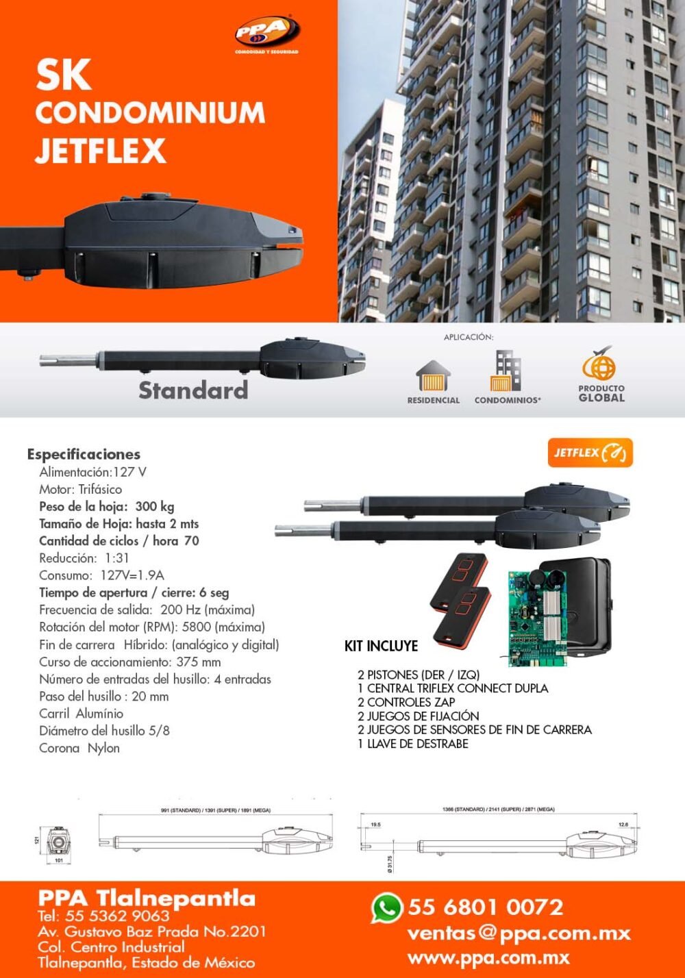 KIT SK Condominium Jetflex Standard - Imagen 2