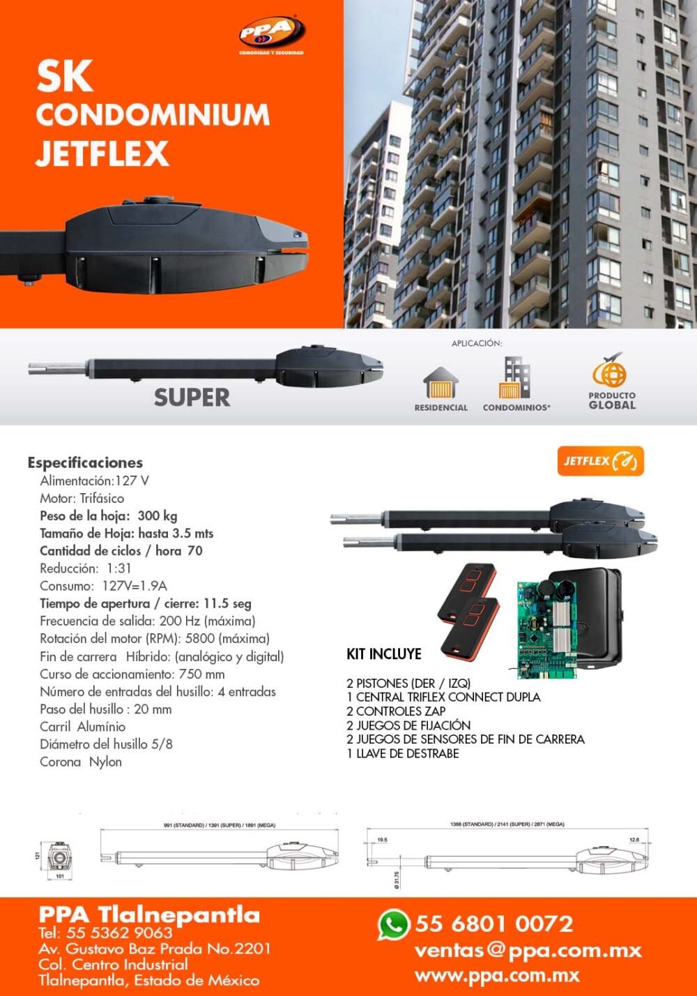 KIT SK Condominium Jetflex Super - Imagen 2